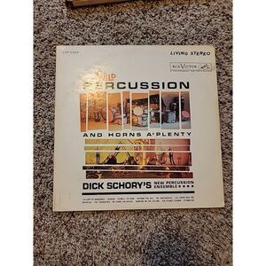 Dick Schory Vinyl LP Wild Percussion and Horns A' Plenty Vintage Record LSP-2289